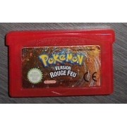 POKEMON VERSION ROUGE FEU( pile ok, cart.seule originale)