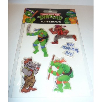 STICKERS TORTUES NINJA 1990 (Neuf)