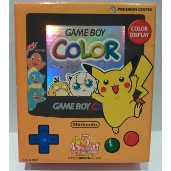GAMEBOY COLOR 3RD ANNIVERSERY POKEMON CENTER en boite