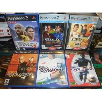 Lot Pro Evolution Soccer PES 1,2,3,4,5 et 6