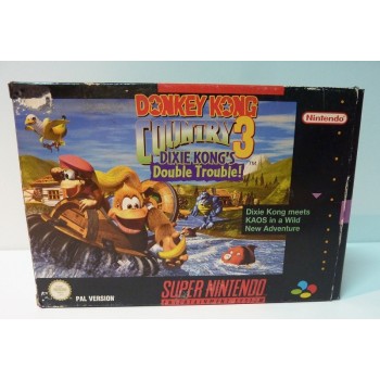 DONKEY KONG COUNTRY 3 PAL UK en boite (notice Fah)