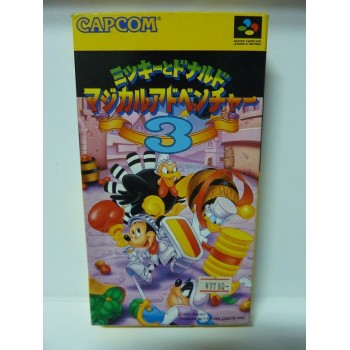 MICKEY TO DONALD MAGICAL ADVENTURE 3 sfc (tr&egrave;s bon &eacute;tat)