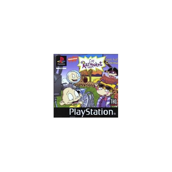 LES RAZMOKET FONT LEUR CINEMA * JEU PS1 PAL FR COMPLET CIB OBV RETRO