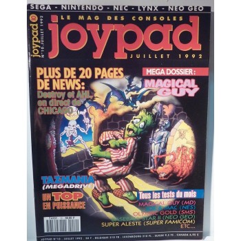 JOYPAD N&deg;10 Juillet 1992 (tr&egrave;s bon &eacute;tat)