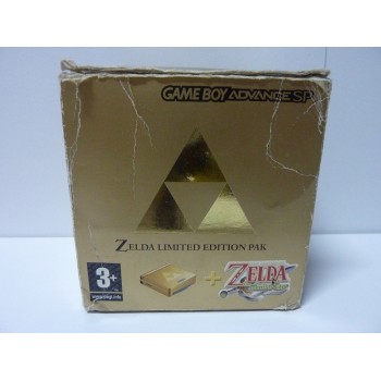 GBA SP GOLD ZELDA EDITION complet