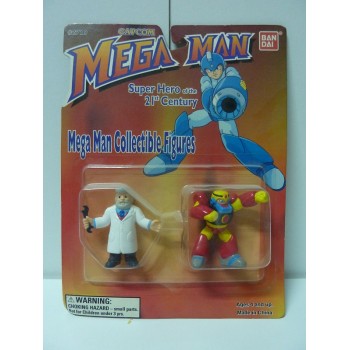 MEGA MAN COLLECTIBLE FIGURES (DR.LIGHT/GUTSMAN)