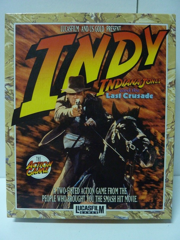 Jeu Amstrad – Indiana Jones And The Last Crusade (Indy) Sur Cassette, Occasion