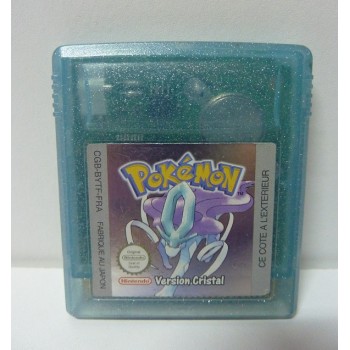 POKEMON CRISTAL (Pile neuve, Cart. Seule)