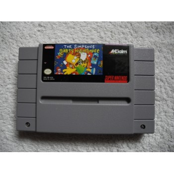 THE SIMPSONS BARTS NIGHTMARE usa (cart. seule)