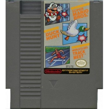 SUPER MARIO BROS + DUNK HUNT + TRACK MEET (Cart. seule)