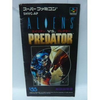 NOTICE DE ALIENS VS PREDATOR