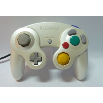 PAD GAMECUBE WHITE PEARL (blanc nacr&eacute;)