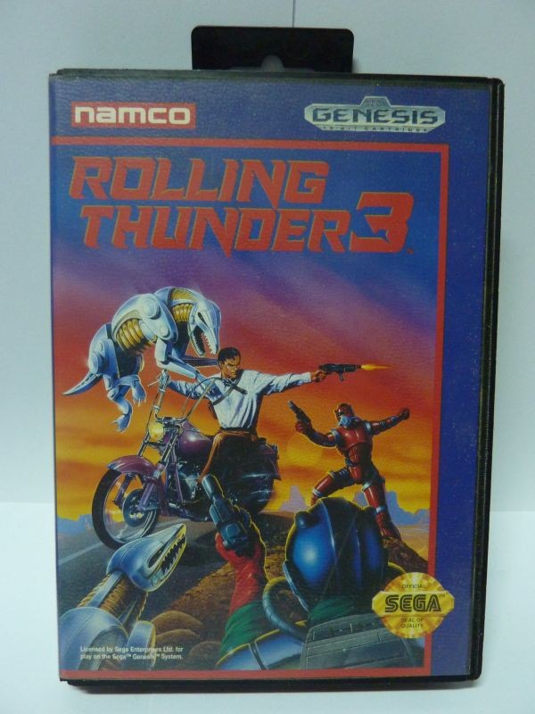 Rolling Thunder 3 (raro) - Mega Drive, Original | Jogo de Videogame