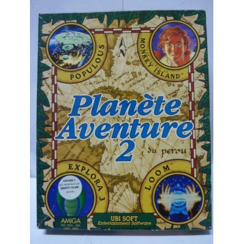 PLANETE AVENTURE 2 : POPULOUS, MONKEY ISLAND, LOOM  Amiga
