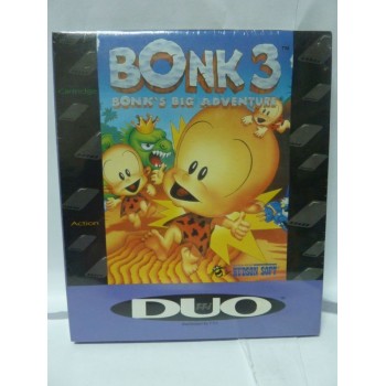 BONK 3 PC KID 3 Brand New Sealed Duo Pc Engine Hu Card Usa