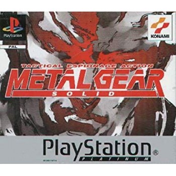 METAL GEAR SOLID fr Tr&egrave;s bon &eacute;tat (platinum &eacute;dition)