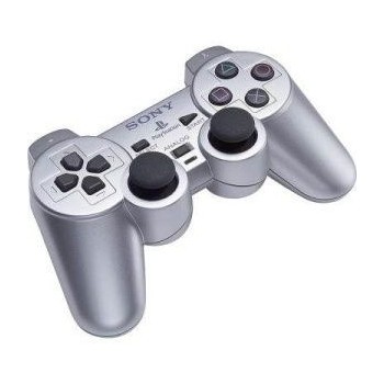 PAD PLAYSTATION 2 / PS2 SILVER (tr&egrave;s bon)