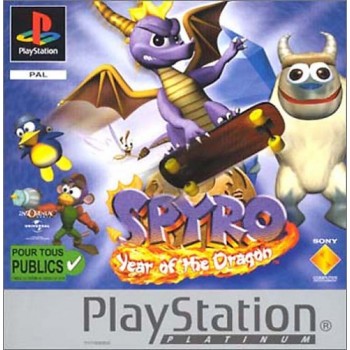SPYRO YEAR OF THE DRAGON Platinum