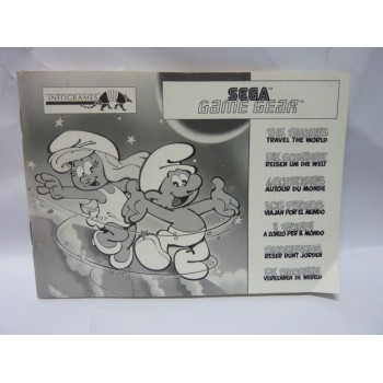 NOTICE DE SCHTROUMPFS AUTOUR DU MONDE game gear