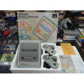Solde SUPER FAMICOM EN BOITE avec cables (tr&egrave;s bon &eacute;tat)