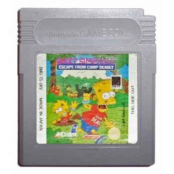 Bart Simpsons Escape From Camp Deadly (cart. seule)