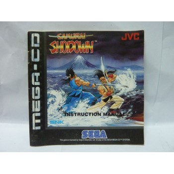 NOTICE DE SAMURAI SHODOWN Mega Cd