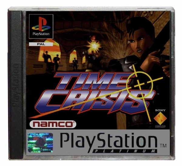 TIME CRISIS PLATINUM Sony PlayStation 1 PS1 1995 Platinum Édition TIME CRISIS PLATINUM Sony PlayStation 1 PS1 1995 Platinum Édition