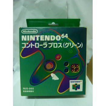 PAD N64 Green en boite Japan
