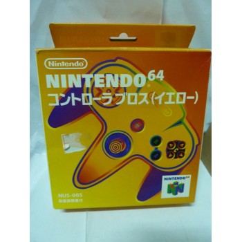 PAD N64 Yellow en boite Japan