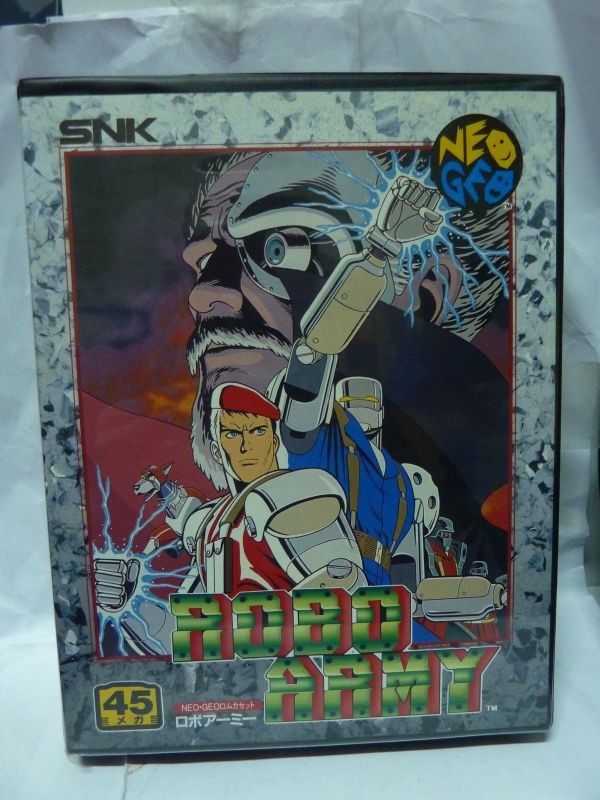 Trader Games - ROBO ARMY NEO-GEO AES USA DOG TAG (COMPLETE - GOOD CONDITION) sur Neogeo AES