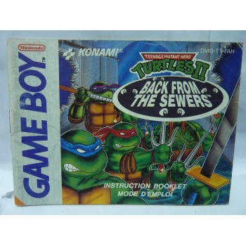NOTICE DE Teenage Mutant Ninja Turtles II Game Boy
