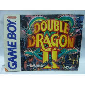 NOTICE DE DOUBLE DRAGON II Fah Game Boy