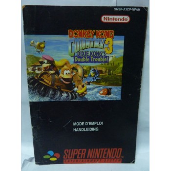 NOTICE DE DONKEY KONG COUNTRY 3 Fah