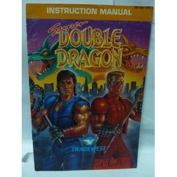 NOTICE DE SUPER DOUBLE DRAGON usa