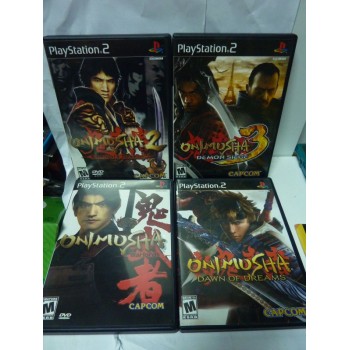 LOT ONIMUSHA 1, 2, 3 et 4 Usa