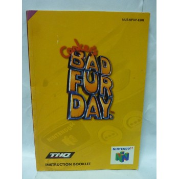 NOTICE DE CONKERS BAD FUR DAY pal euro