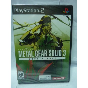 METAL GEAR SOLID 3 SUBSISTENCE (sans notice)