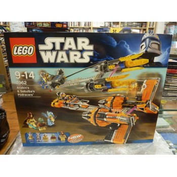 LEGO STAR WARS Anakin's and Sebulba's Podracers 7962 Neuf !!!
