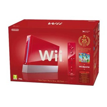Console WII rouge NEW SUPER MARIO WII PACK