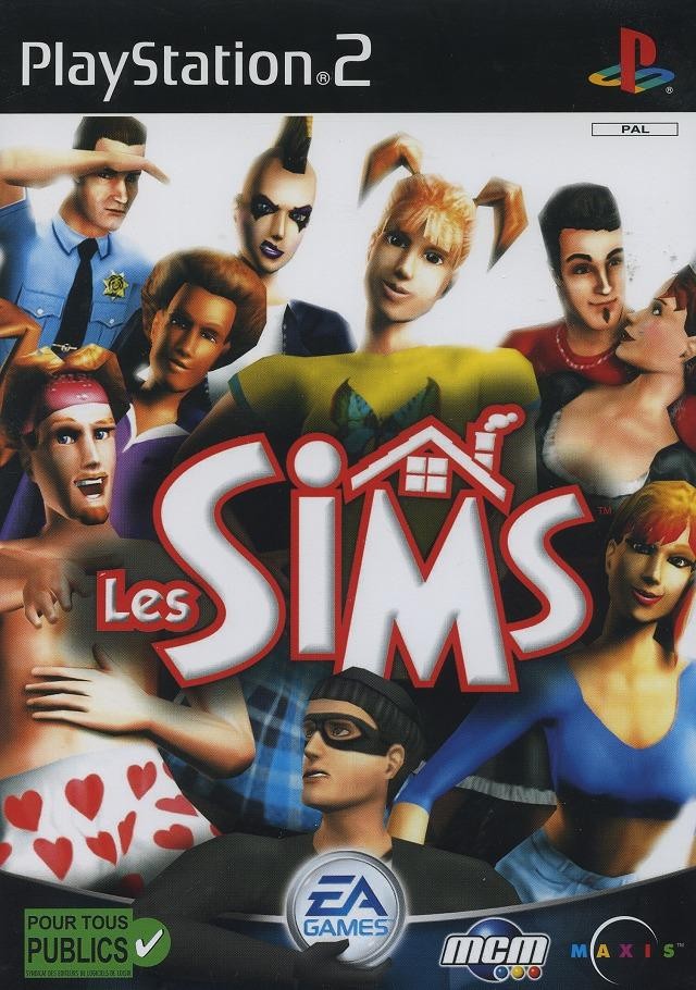 Jeu GameCube Les Sims : Permis De Sortir - Version Complète - Bon état Général