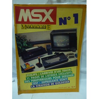 MSX MAGAZINE N&deg;1