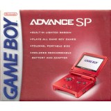 GAME BOY ADVANCE SP US ROUGE FLAMME