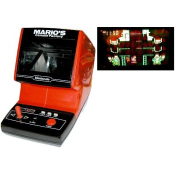 MARIO Cement Factory Game Watch Table top