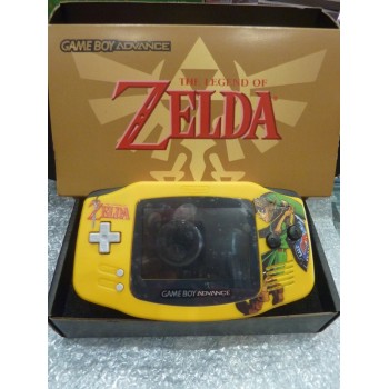 GAME BOY ADVANCE R&eacute;tro Eclair&eacute;e CUSTOM ZELDA
