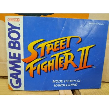 NOTICE DE STREET FIGHTER II fah game boy
