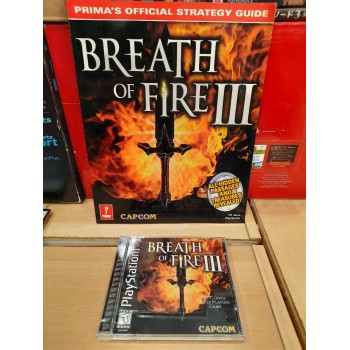 BREATH OF FIRE 3 usa avec guide (excellent état)