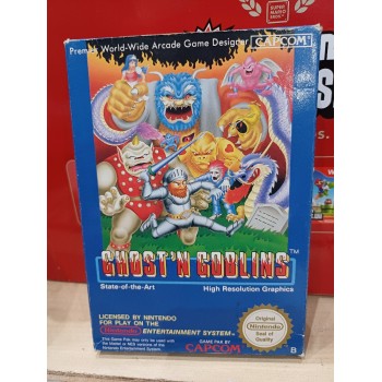 GHOST N GOBLINS complet (boite tr&egrave;s ab&icirc;m&eacute;e)