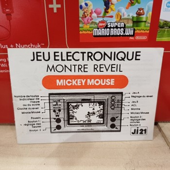 NOTICE DE MICKEY MOUSE JI 21 fr Game Watch