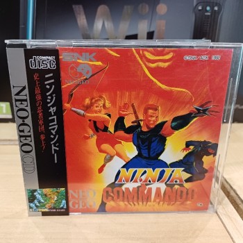 NINJA COMMANDO avec spin (notice usa, le reste japonais)
