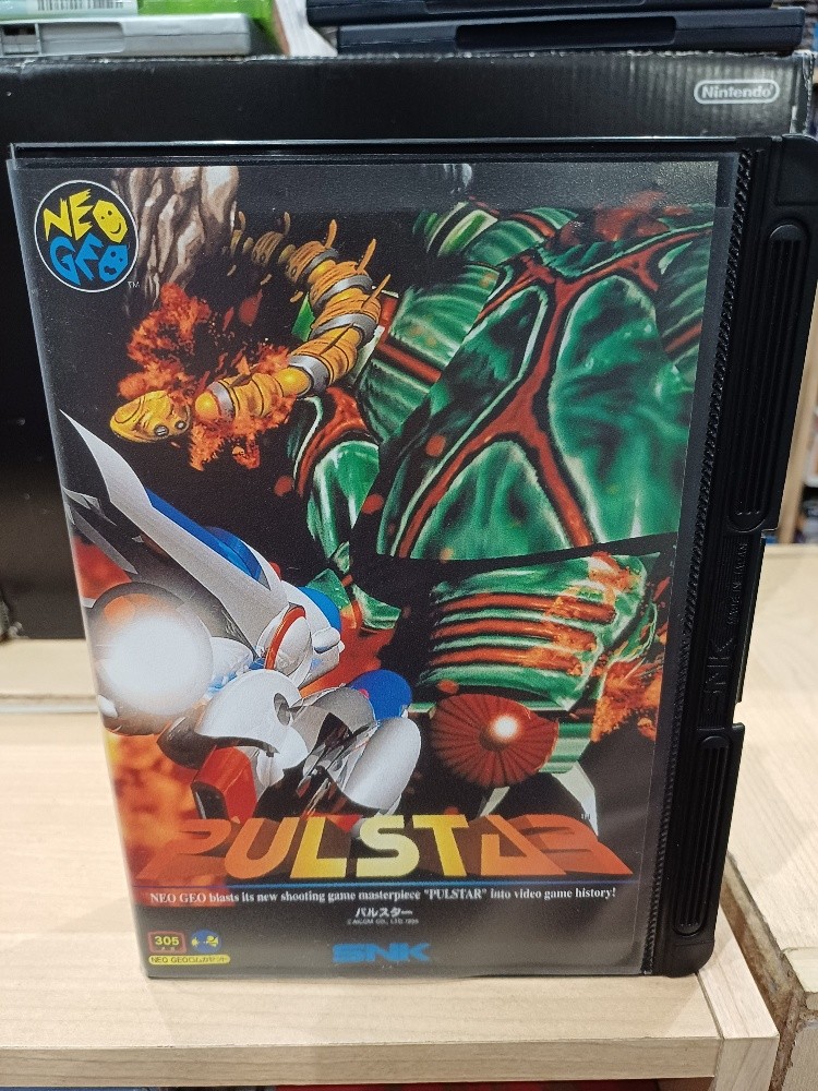 Pulstar Sur Neo Geo AES - Cartouche Originale Avec étiquette D'origine - Occasion